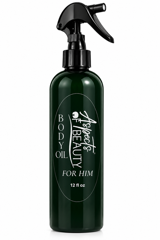 Aspects of Beauty Body Oil For Him 12 fl oz